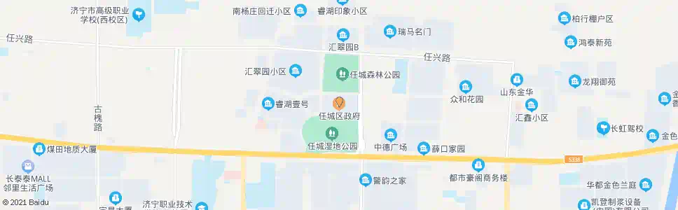济宁任城区政府_公交站地图_济宁公交_妙搜公交查询2025