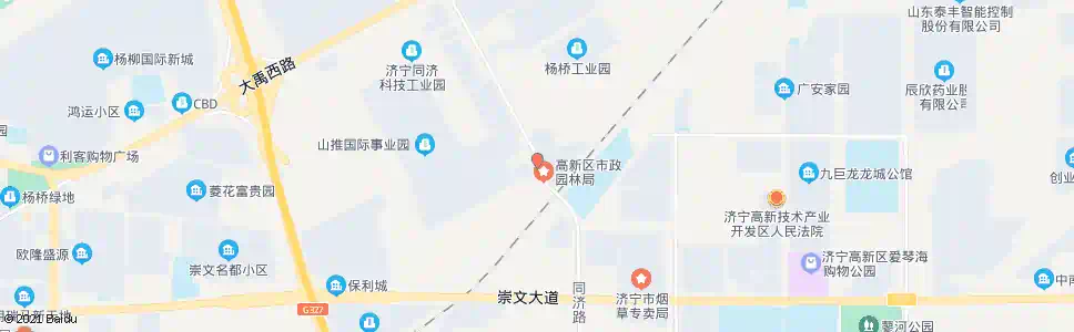 济宁高新区市政公司_公交站地图_济宁公交_妙搜公交查询2025
