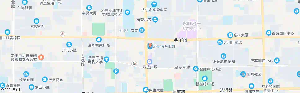 济宁石佛北_公交站地图_济宁公交_妙搜公交查询2025