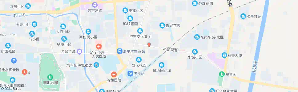 济宁三里营_公交站地图_济宁公交_妙搜公交查询2025