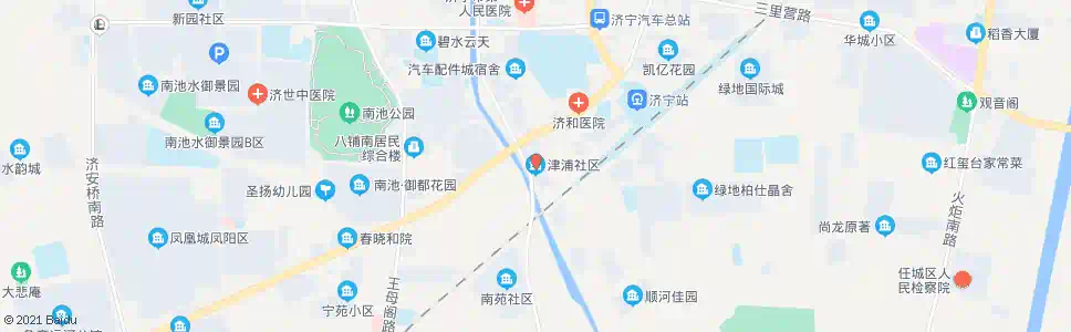 济宁津浦街_公交站地图_济宁公交_妙搜公交查询2025
