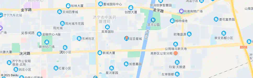 济宁冠亚星城_公交站地图_济宁公交_妙搜公交查询2025