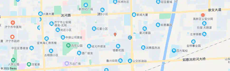 济宁明珠花园_公交站地图_济宁公交_妙搜公交查询2025