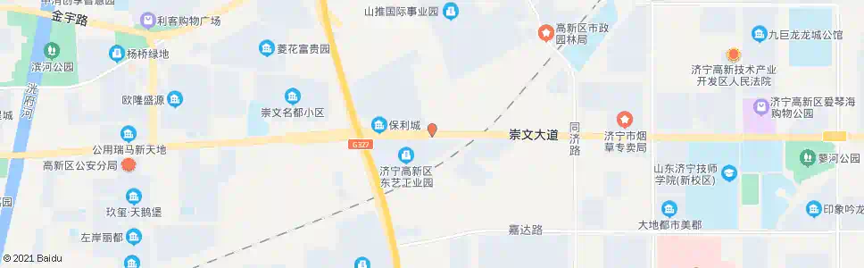 济宁崇文大道公铁立交_公交站地图_济宁公交_妙搜公交查询2025