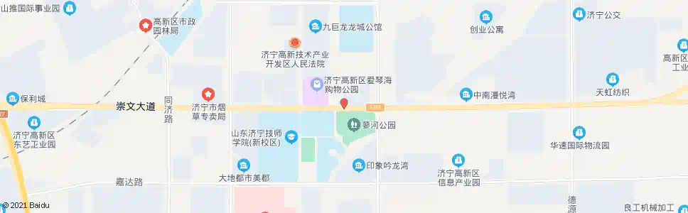 济宁高新区管委会_公交站地图_济宁公交_妙搜公交查询2025