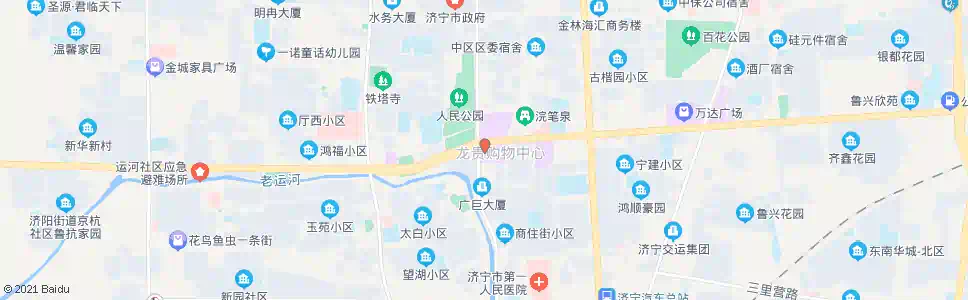 济宁银座购物广场_公交站地图_济宁公交_妙搜公交查询2025