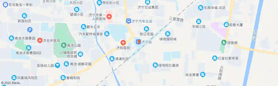 济宁市民广场_公交站地图_济宁公交_妙搜公交查询2025