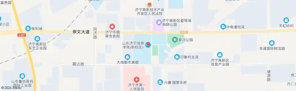 济宁济宁能源(济宁技师学院)_公交站地图_济宁公交_妙搜公交查询2025