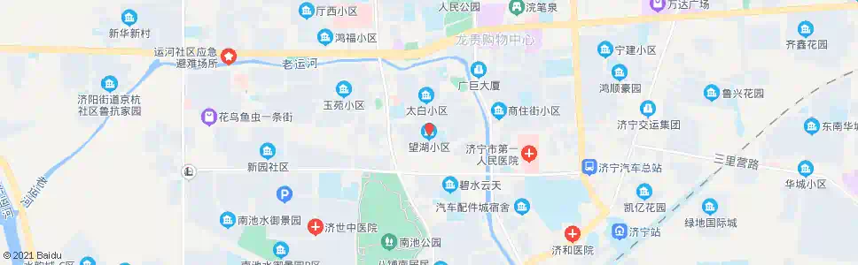 济宁望湖小区_公交站地图_济宁公交_妙搜公交查询2025