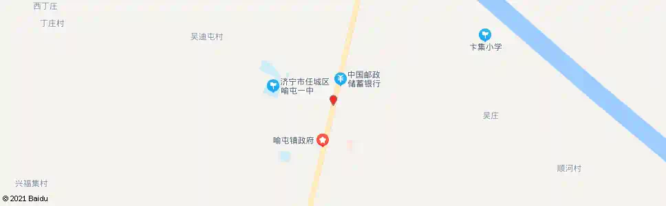 济宁喻屯一中_公交站地图_济宁公交_妙搜公交查询2025