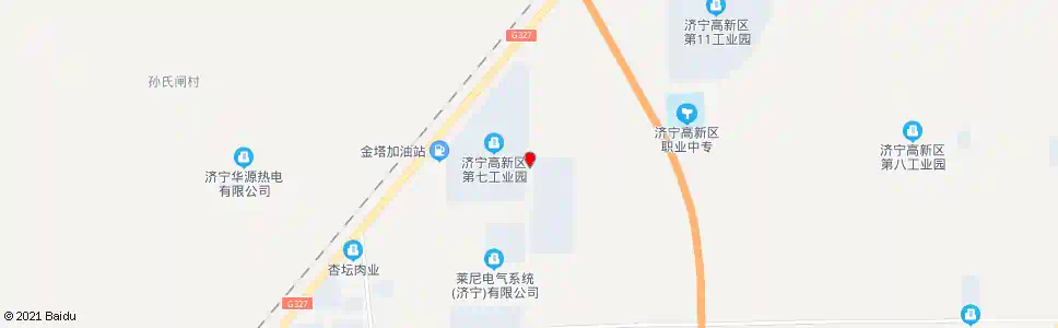 济宁第七工业园路口_公交站地图_济宁公交_妙搜公交查询2025