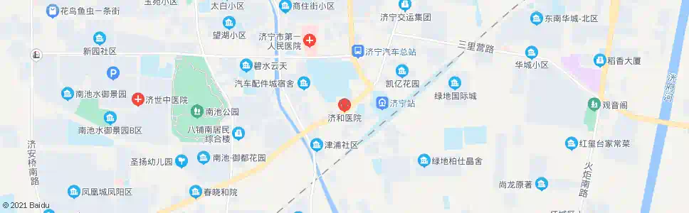 济宁协和医院_公交站地图_济宁公交_妙搜公交查询2025