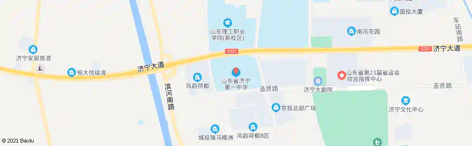 济宁济宁一中北湖校区_公交站地图_济宁公交_妙搜公交查询2025