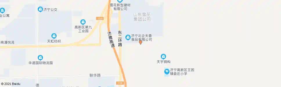 济宁雪花集团_公交站地图_济宁公交_妙搜公交查询2025