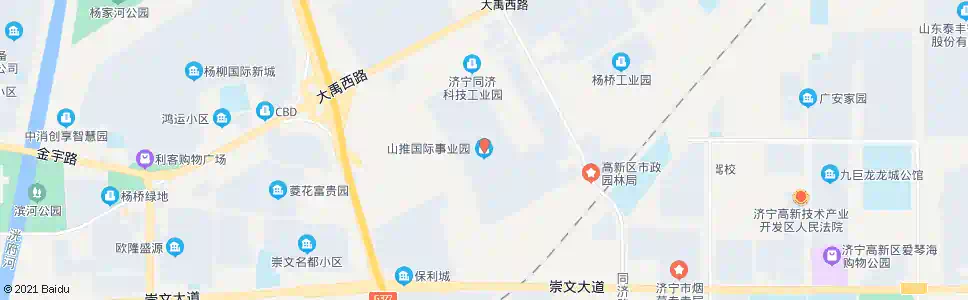 济宁山推国际事业园_公交站地图_济宁公交_妙搜公交查询2025
