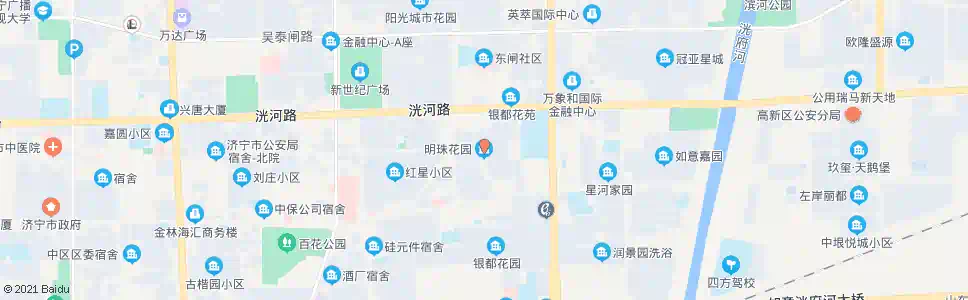 济宁明珠花园小区_公交站地图_济宁公交_妙搜公交查询2025
