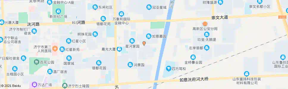 济宁如意嘉院_公交站地图_济宁公交_妙搜公交查询2025