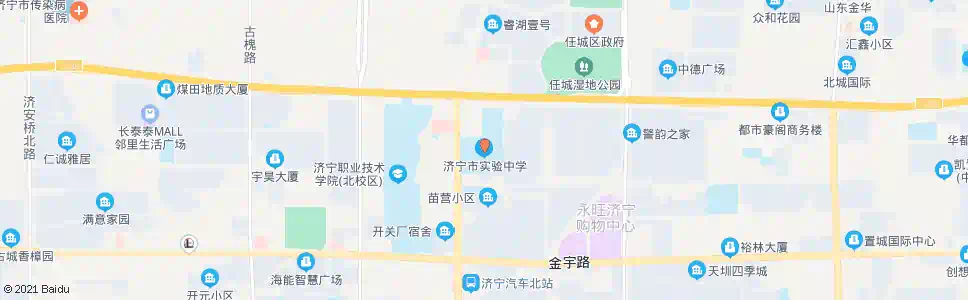 济宁实验中学_公交站地图_济宁公交_妙搜公交查询2025