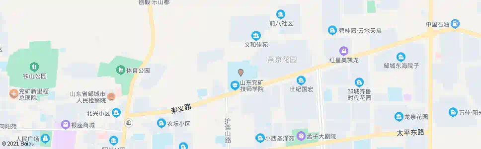 济宁兖矿工贸职业学院_公交站地图_济宁公交_妙搜公交查询2025