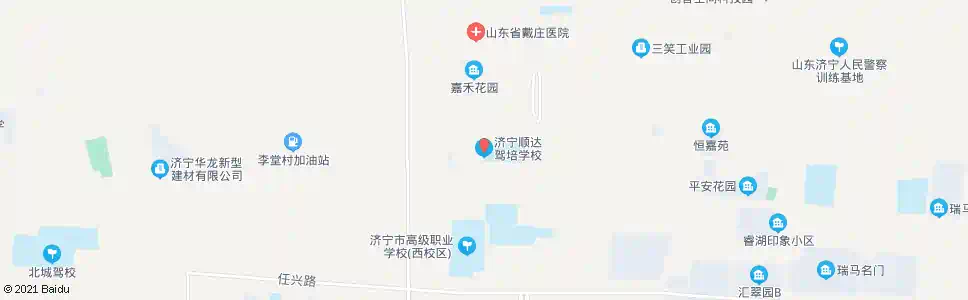 济宁顺达驾校_公交站地图_济宁公交_妙搜公交查询2025