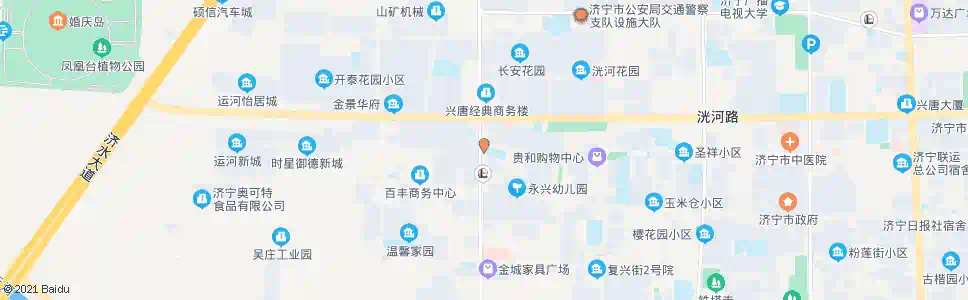 济宁兴东小学_公交站地图_济宁公交_妙搜公交查询2025
