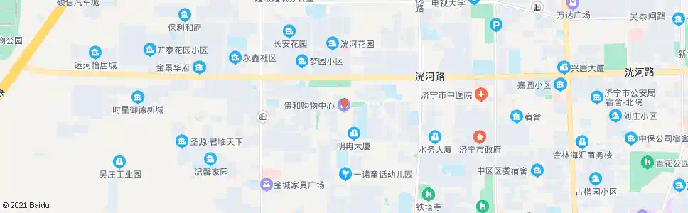 济宁贵和购物环西店_公交站地图_济宁公交_妙搜公交查询2025