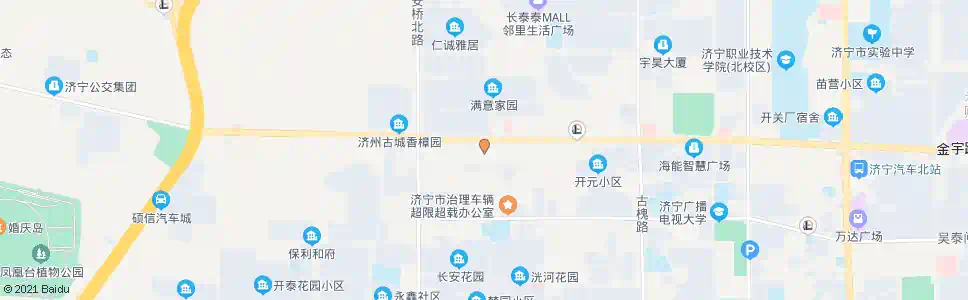 济宁亿丰时代广场_公交站地图_济宁公交_妙搜公交查询2025