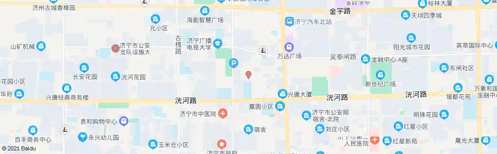 济宁军分区第一干休所_公交站地图_济宁公交_妙搜公交查询2025