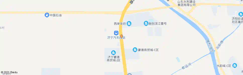 济宁豪德B南区西门_公交站地图_济宁公交_妙搜公交查询2025
