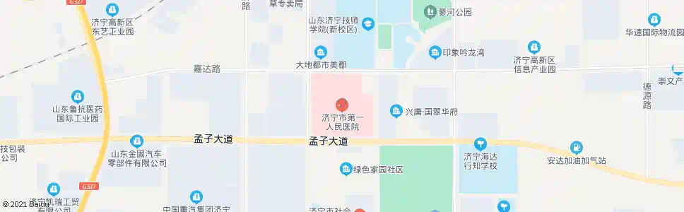 济宁高新区人民医院_公交站地图_济宁公交_妙搜公交查询2025
