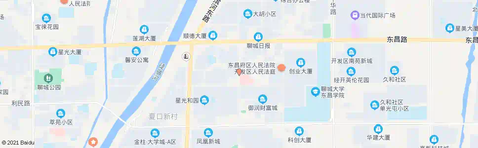 聊城脑科医院_公交站地图_聊城公交_妙搜公交查询2025