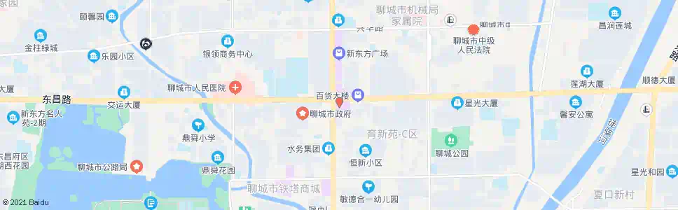 聊城鲁西商厦_公交站地图_聊城公交_妙搜公交查询2025