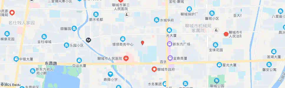 聊城健康路_公交站地图_聊城公交_妙搜公交查询2025