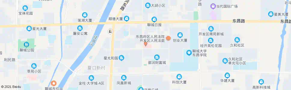 聊城脑科医院路口_公交站地图_聊城公交_妙搜公交查询2025