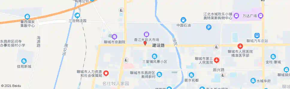 聊城市医院香江分院_公交站地图_聊城公交_妙搜公交查询2025