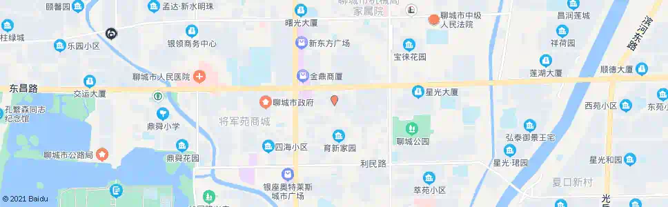 聊城育新北街_公交站地图_聊城公交_妙搜公交查询2025