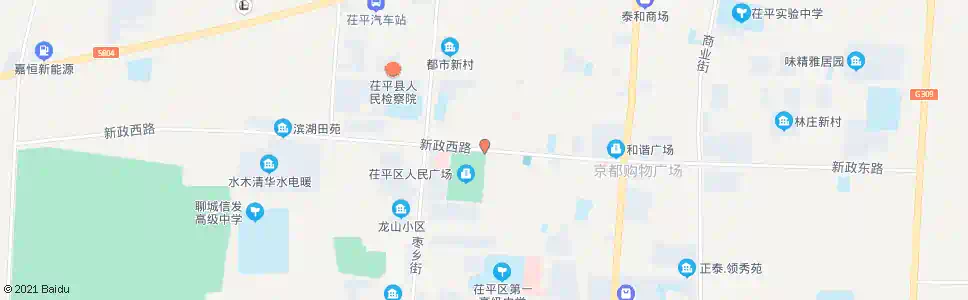 聊城人民广场_公交站地图_聊城公交_妙搜公交查询2025