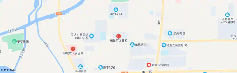 聊城区政府_公交站地图_聊城公交_妙搜公交查询2025