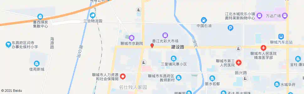 聊城香江服装区_公交站地图_聊城公交_妙搜公交查询2025