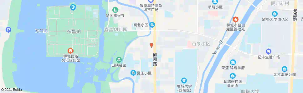 聊城龙山商场_公交站地图_聊城公交_妙搜公交查询2025