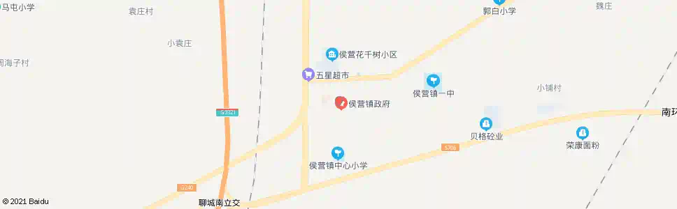 聊城侯营_公交站地图_聊城公交_妙搜公交查询2025