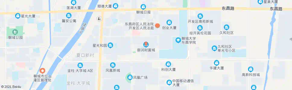 聊城御润财富城_公交站地图_聊城公交_妙搜公交查询2025