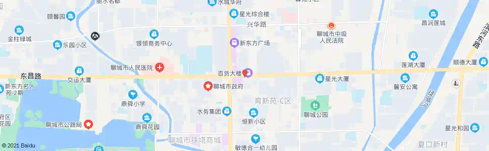 聊城百货大楼_公交站地图_聊城公交_妙搜公交查询2025