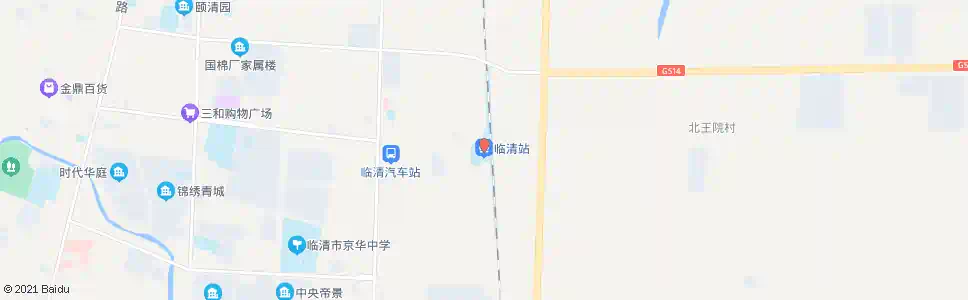 聊城红星街_公交站地图_聊城公交_妙搜公交查询2025