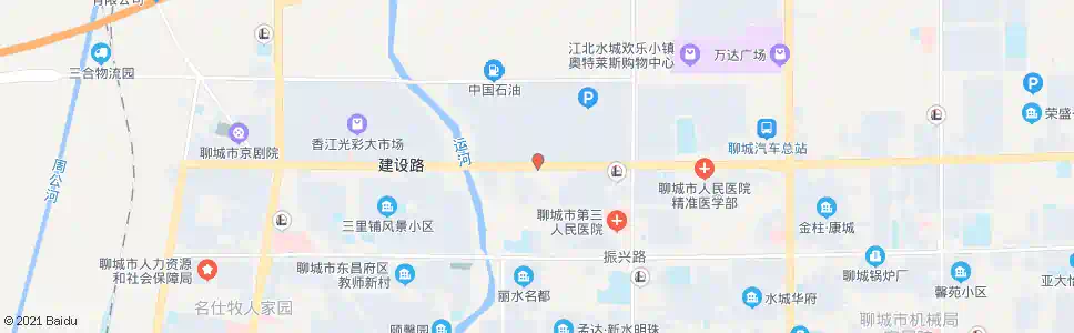聊城香江二期_公交站地图_聊城公交_妙搜公交查询2025
