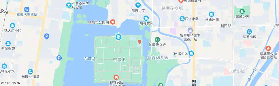 聊城四中_公交站地图_聊城公交_妙搜公交查询2025