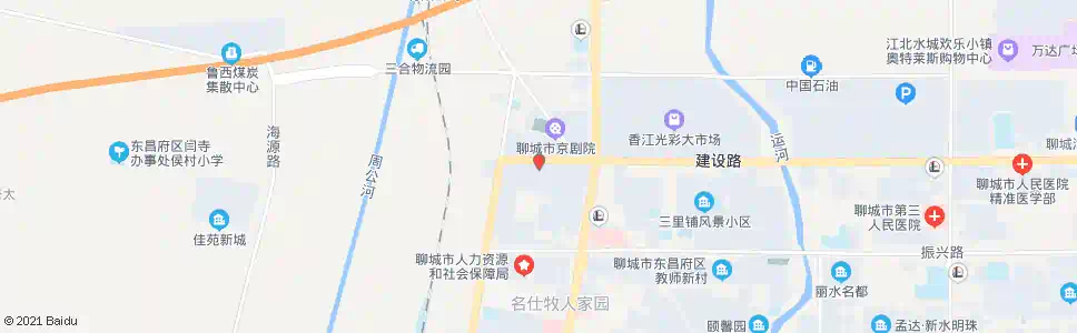 聊城站北花园_公交站地图_聊城公交_妙搜公交查询2025
