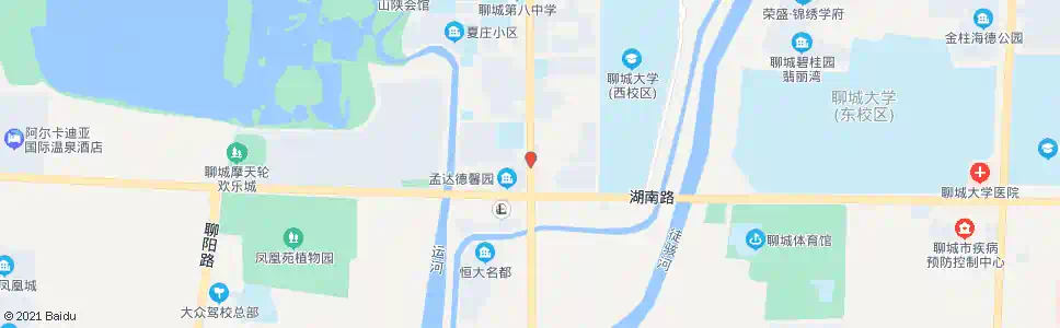 聊城后罗商厦_公交站地图_聊城公交_妙搜公交查询2025
