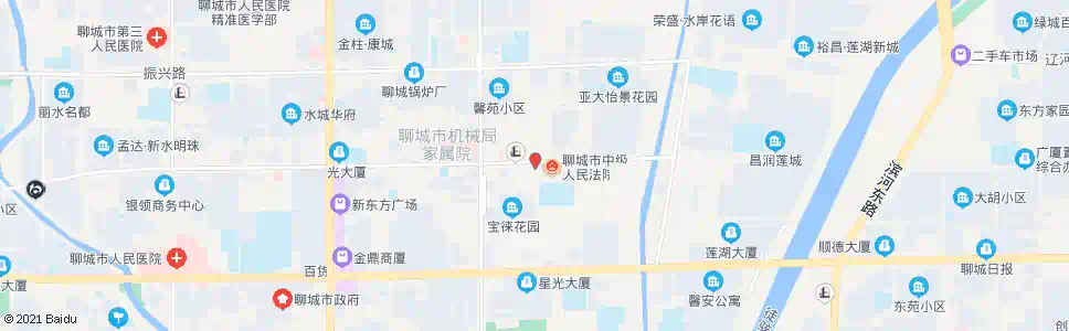 聊城综合楼东站_公交站地图_聊城公交_妙搜公交查询2025