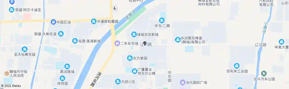 聊城黄山路口_公交站地图_聊城公交_妙搜公交查询2025